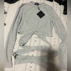 Wrap and tie crop top